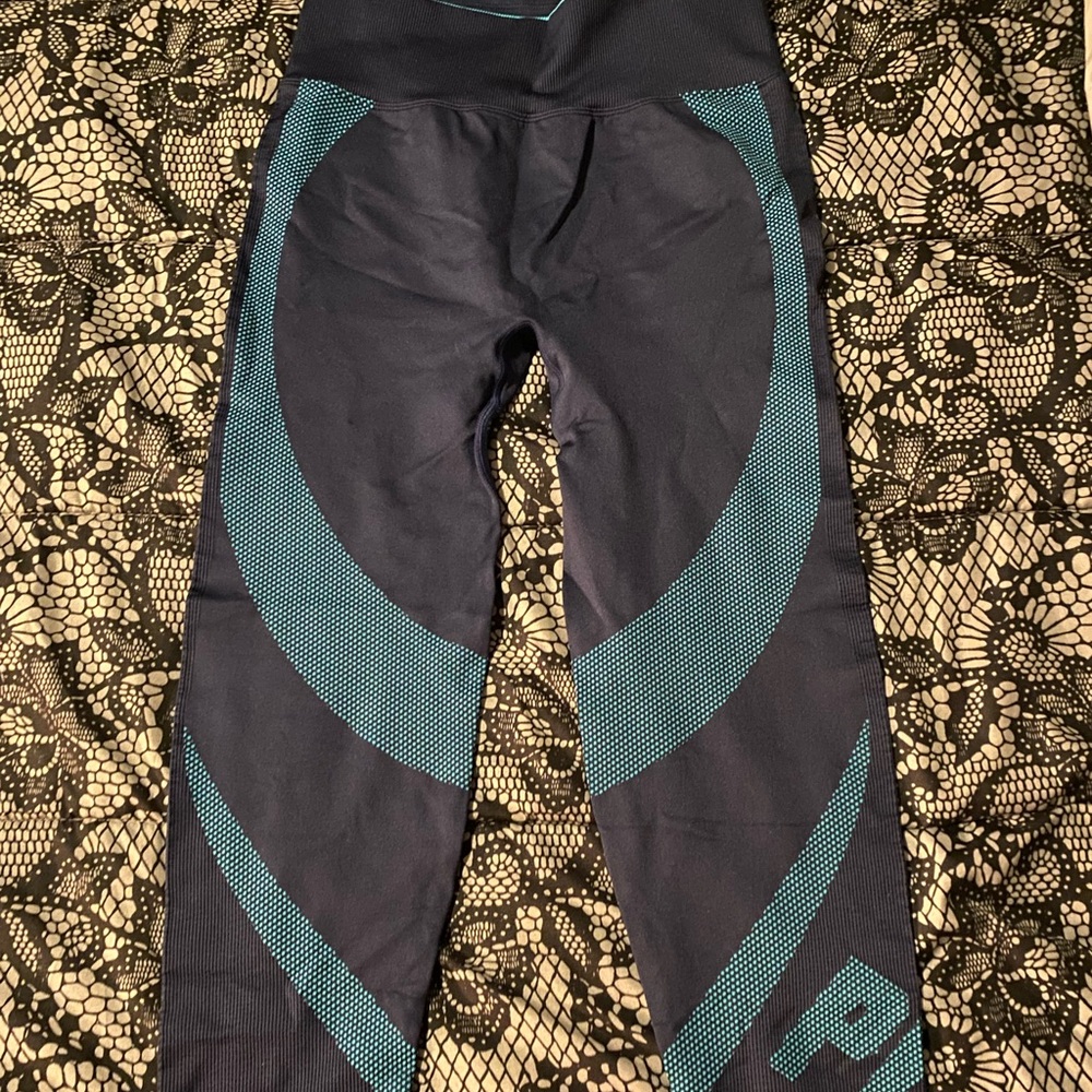 Pink workout tights